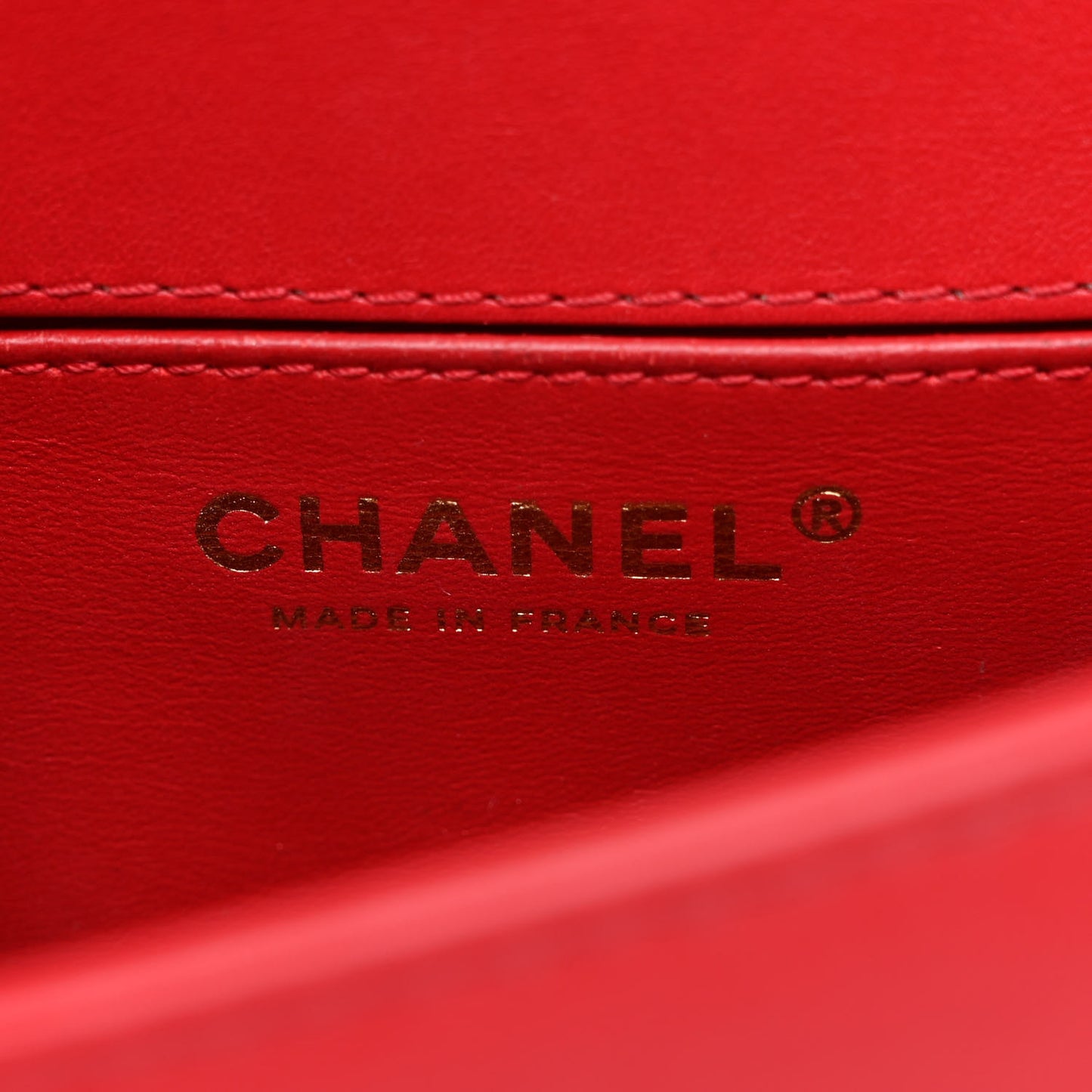 Calfskin Quilted Small Boy Top Handle Flap Red