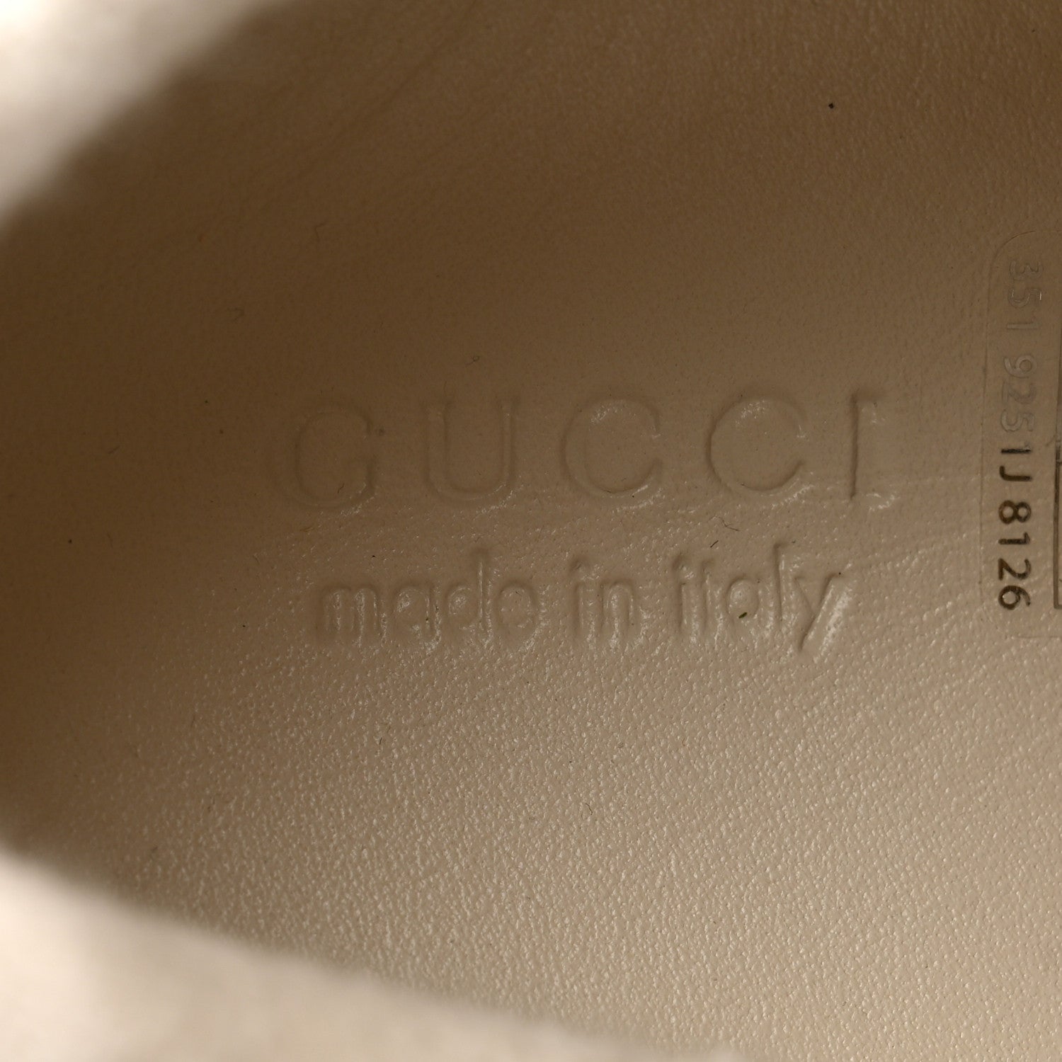 Gucci New Canvas GG Monogram Women's Screener 50mm Sneakers 37.5 Beige Blue Orange 6 of 10