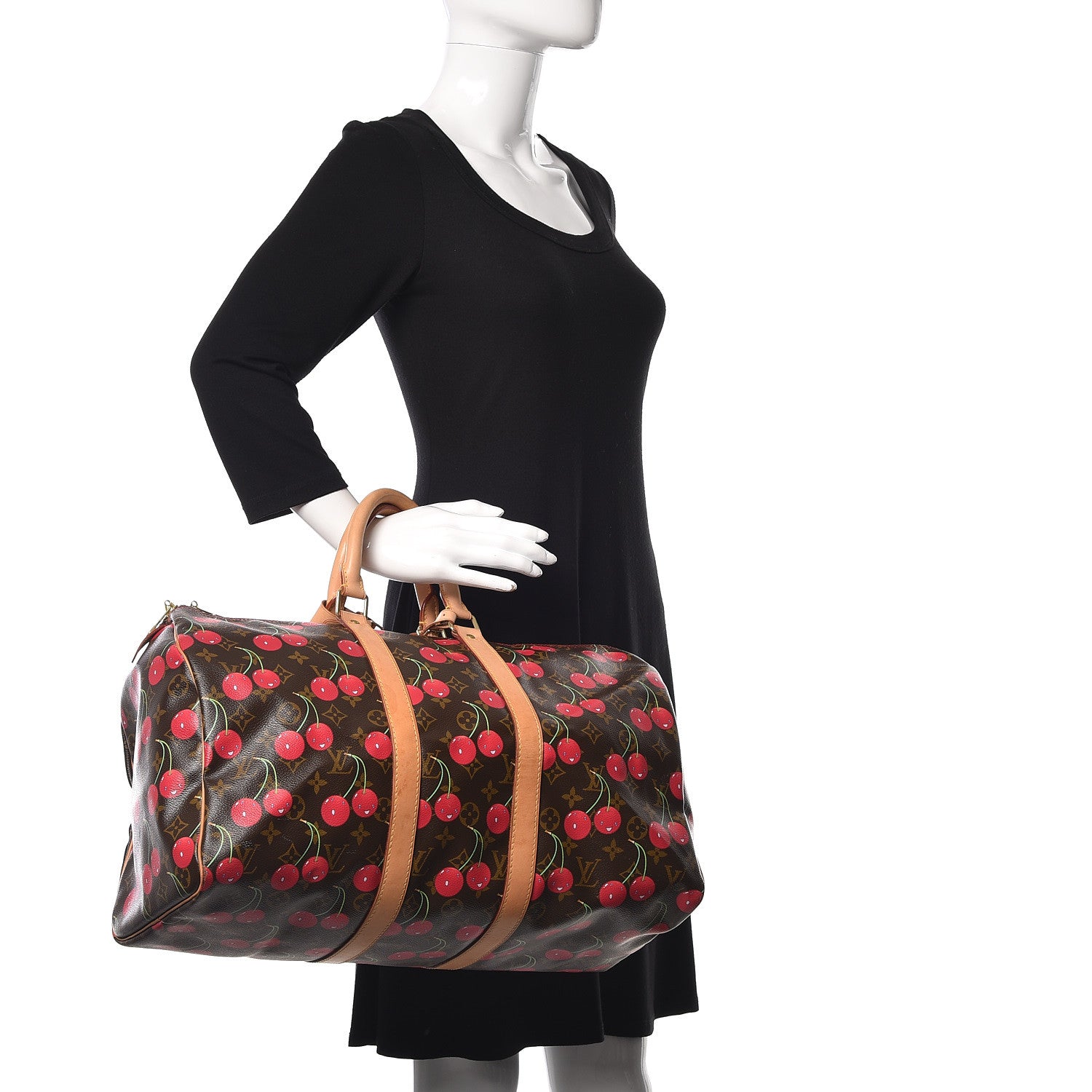 Louis Vuitton Monogram Cerises Keepall 45 2 of 18
