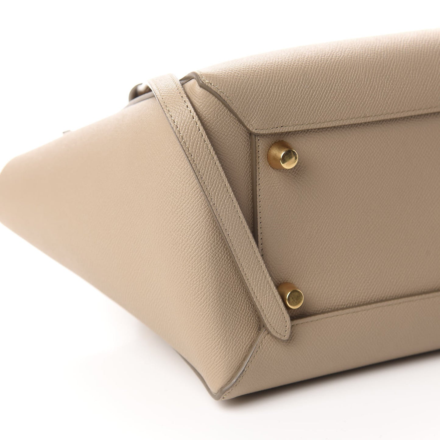 Grained Calfskin Mini Belt Bag Light Taupe