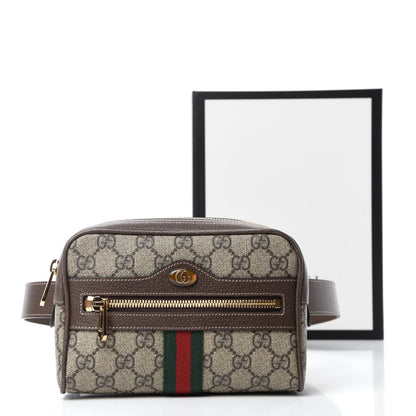 Gucci GG Supreme Monogram Web Small Ophidia Belt Bag 75 30 Dark Brown 12 of 12