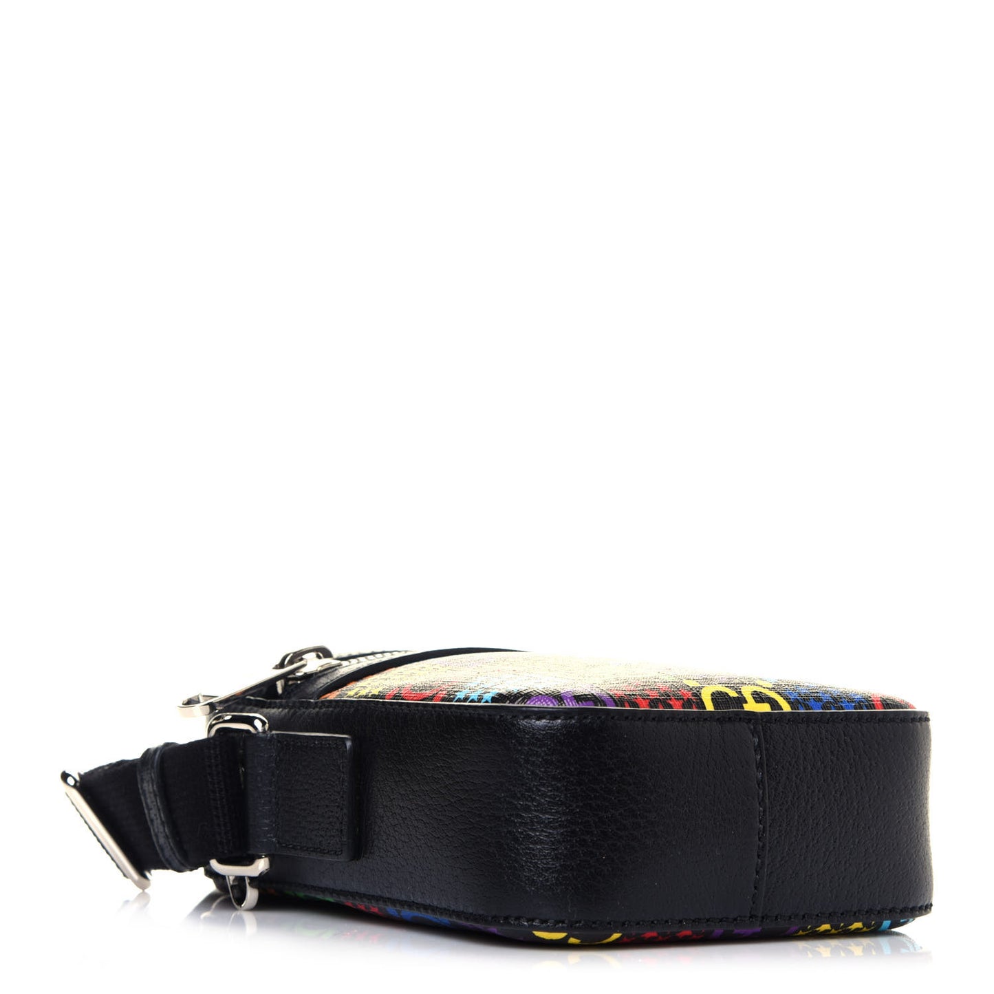 GG Supreme Monogram Psychedelic Messenger Bag Black