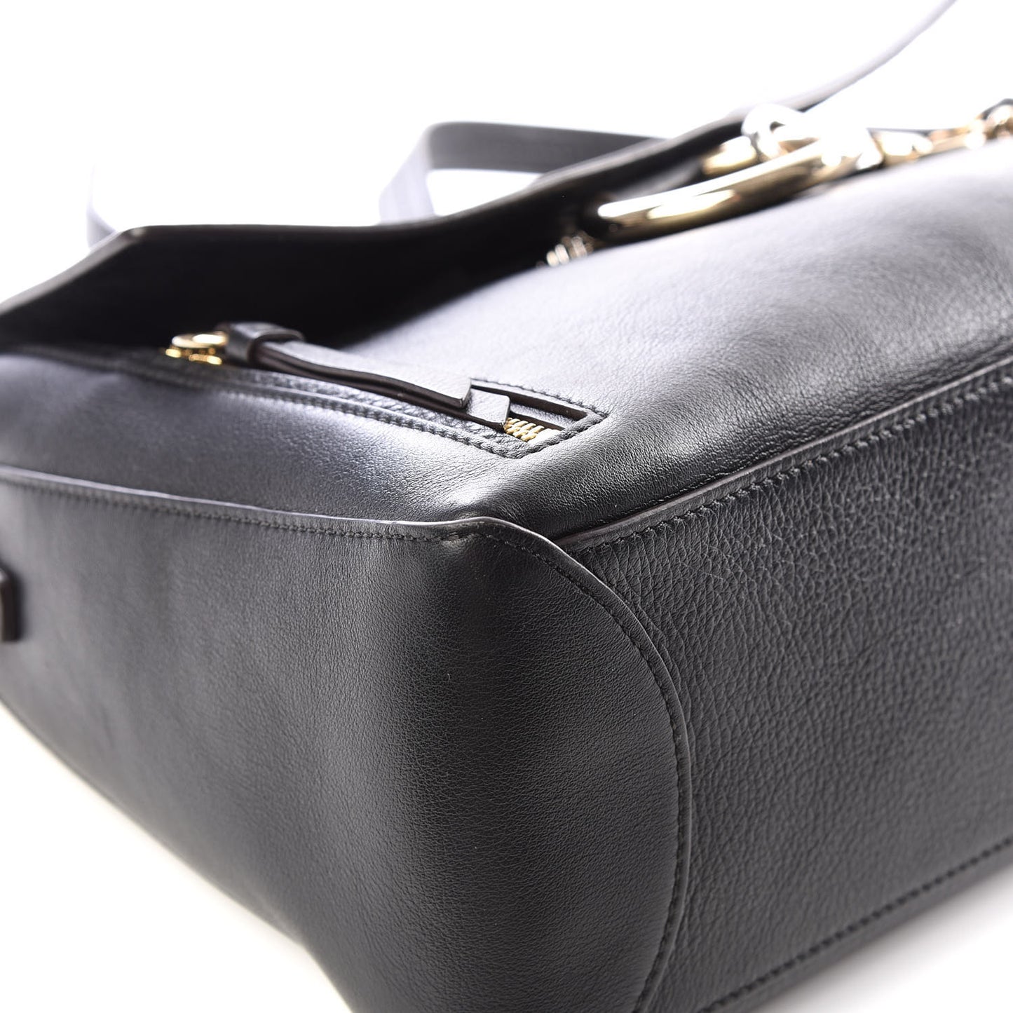 Calfskin Medium Faye Day Shoulder Bag Black