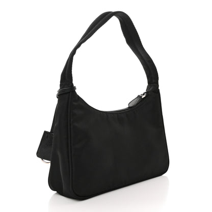 Prada Tessuto Nylon Mini Re-Edition 2000 Bag Black 3 of 14