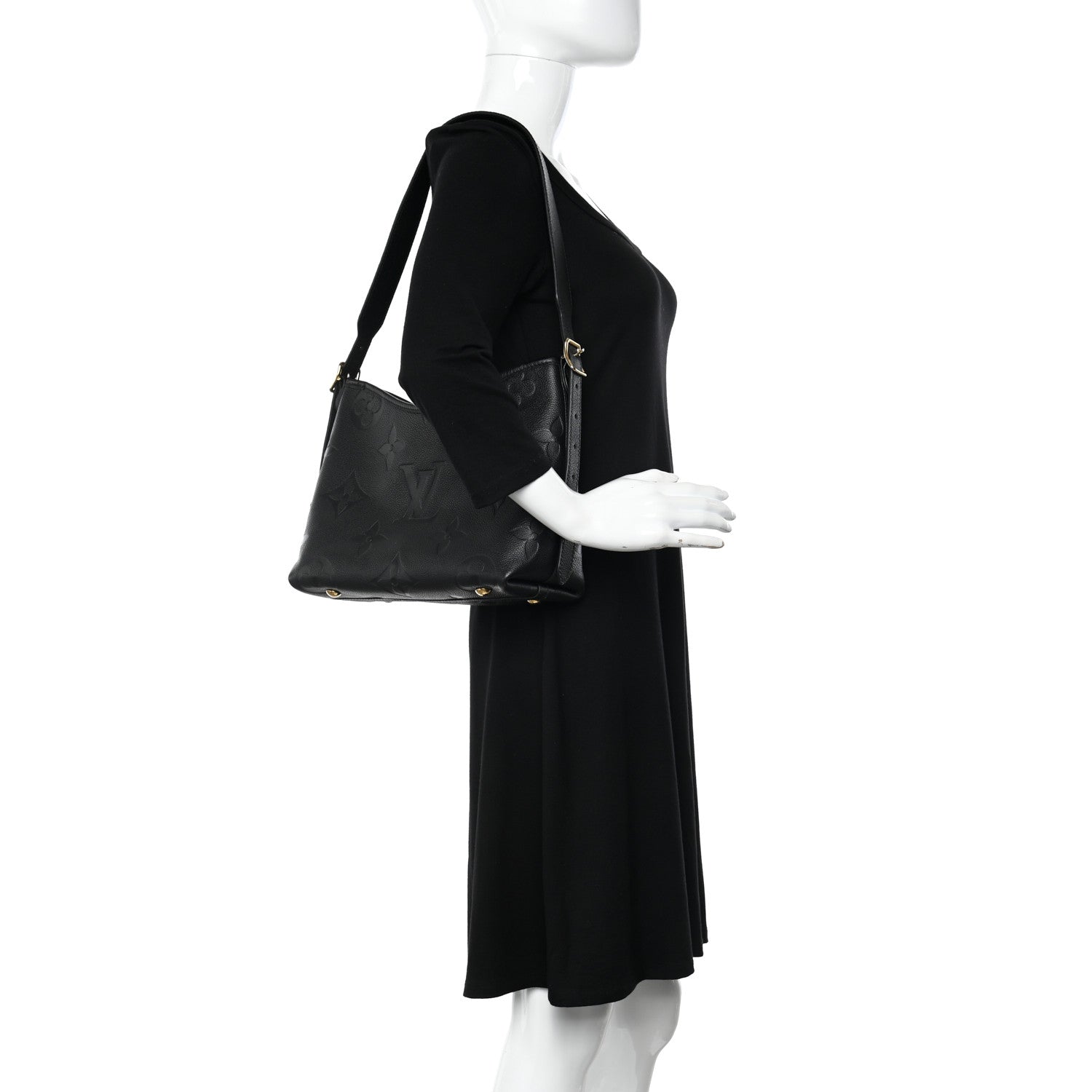 Louis Vuitton Empreinte Carryall PM Black 2 of 10