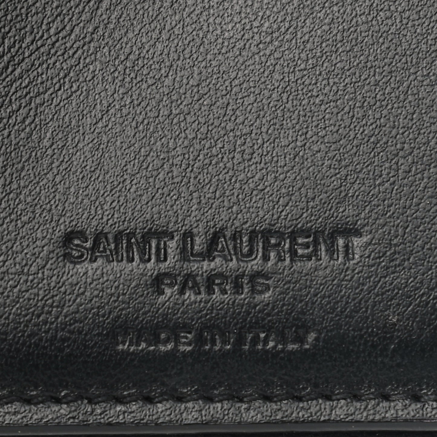 Calfskin Matelasse Joan Compact Zip Around Wallet Black