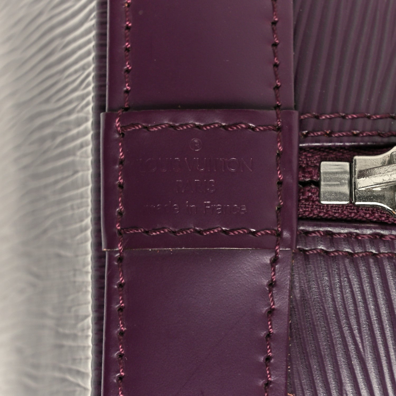 Louis Vuitton Epi Alma PM Cassis 6 of 10