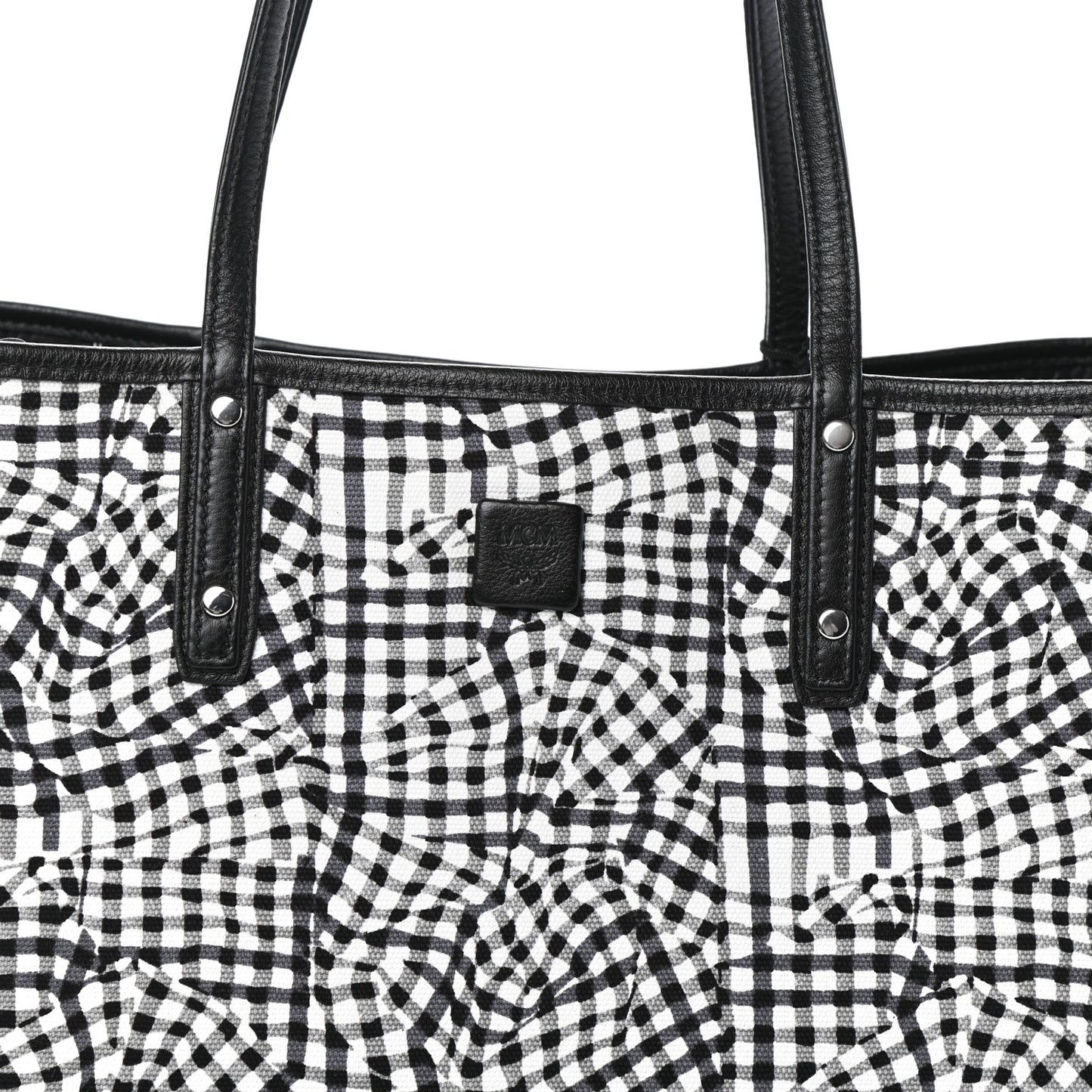 Visetos Medium Project Reversible Shopper Tote Black