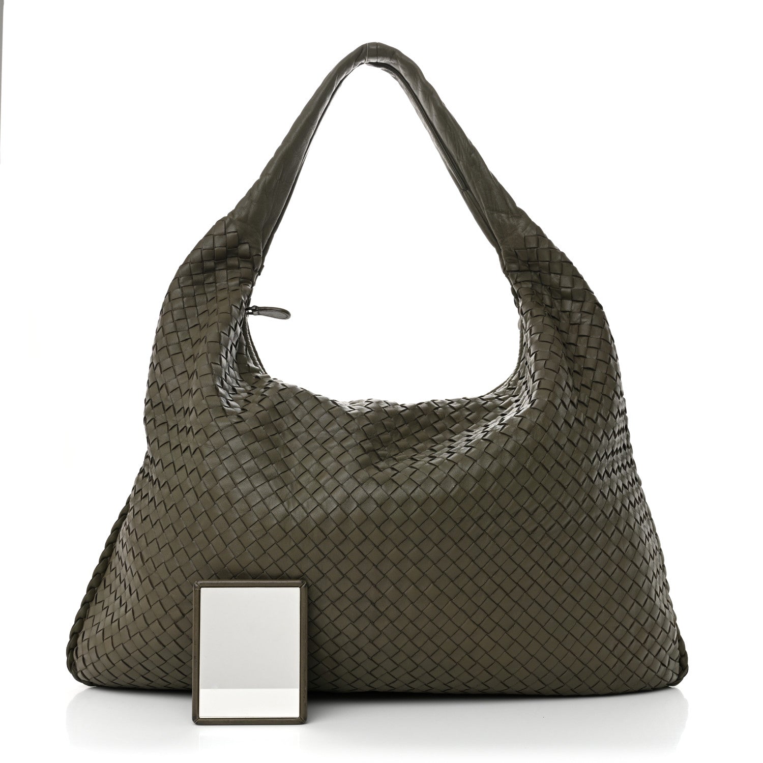 Bottega Veneta Nappa Intrecciato Large Veneta Hobo Fume 3 of 16