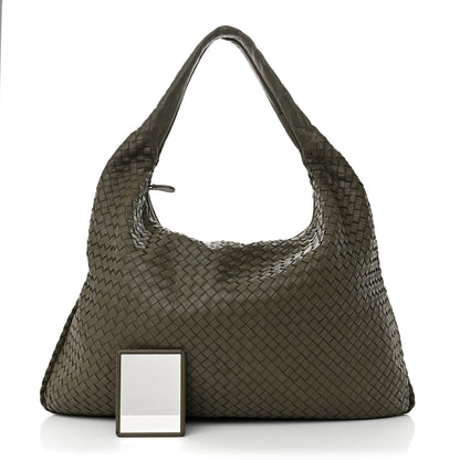 Bottega Veneta Nappa Intrecciato Large Veneta Hobo Fume 3 of 16