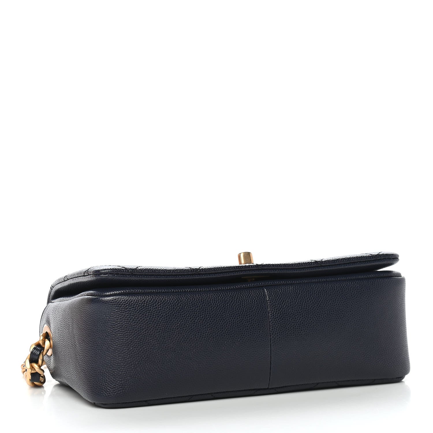 Chanel Caviar Quilted Small Fashion Therapy Flap Bag Navy Blue 3 of 8