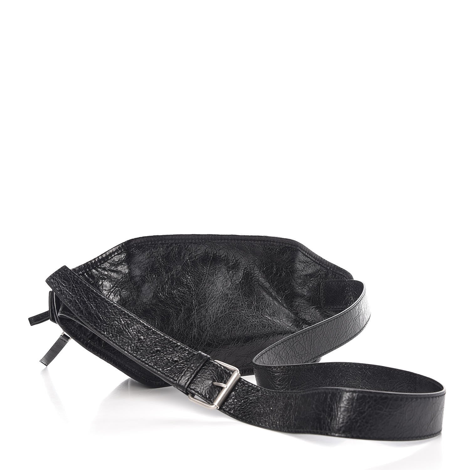 Balenciaga Lambskin Classic Hardware Neo Lift Hip Bag Black 3 of 7