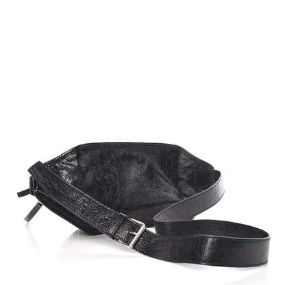 Balenciaga Lambskin Classic Hardware Neo Lift Hip Bag Black 3 of 7