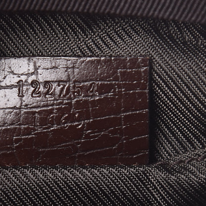Gucci GG Plus Monogram Messenger Bag Ebony 9 of 12