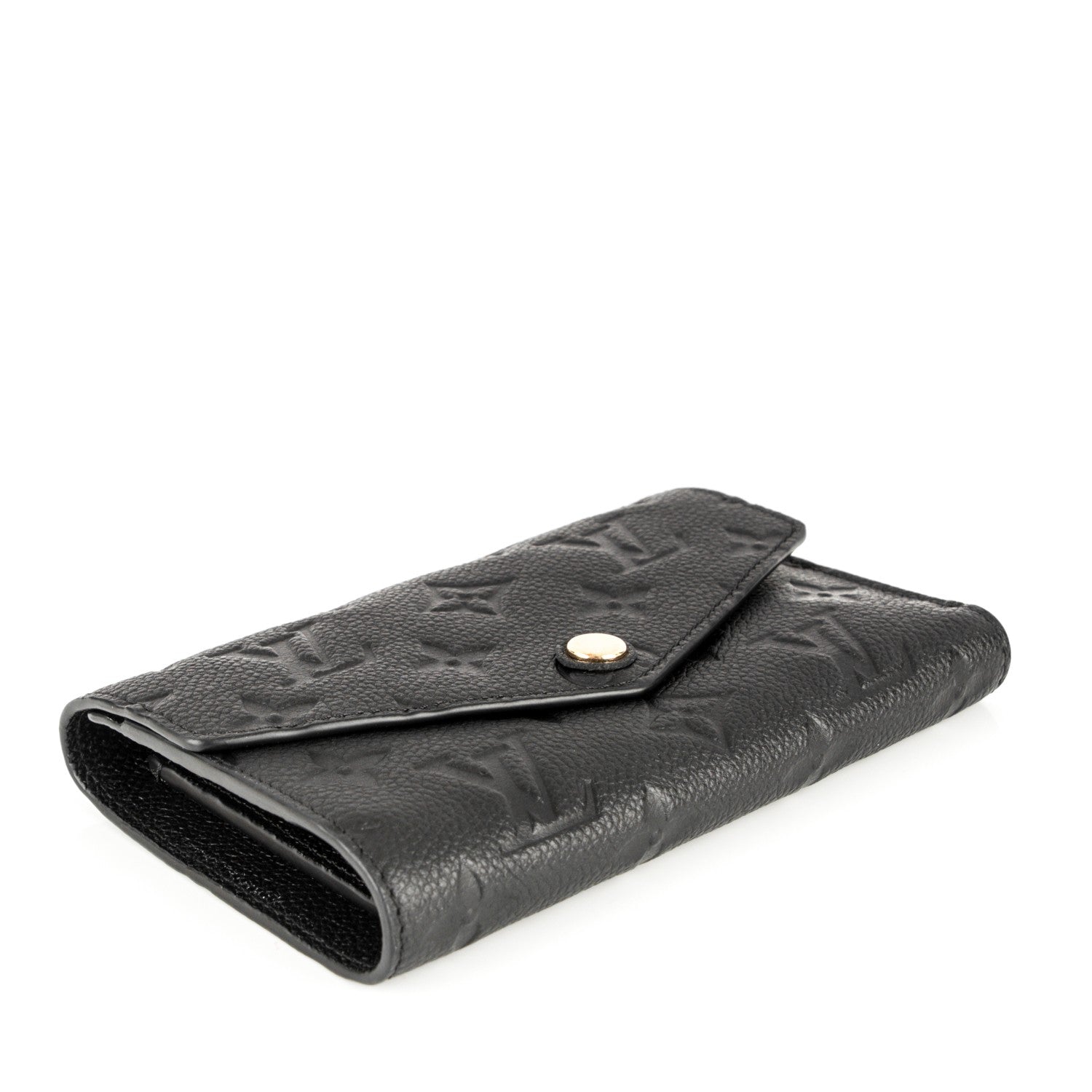 Louis Vuitton Empreinte Compact Curieuse Wallet Black 4 of 6