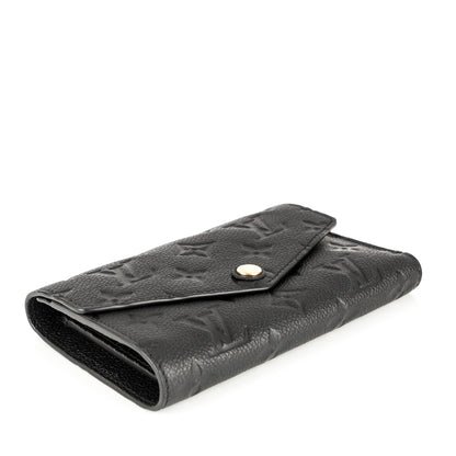 Louis Vuitton Empreinte Compact Curieuse Wallet Black 4 of 6