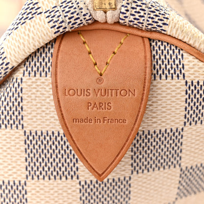 Louis Vuitton Damier Azur Speedy 30 6 of 13
