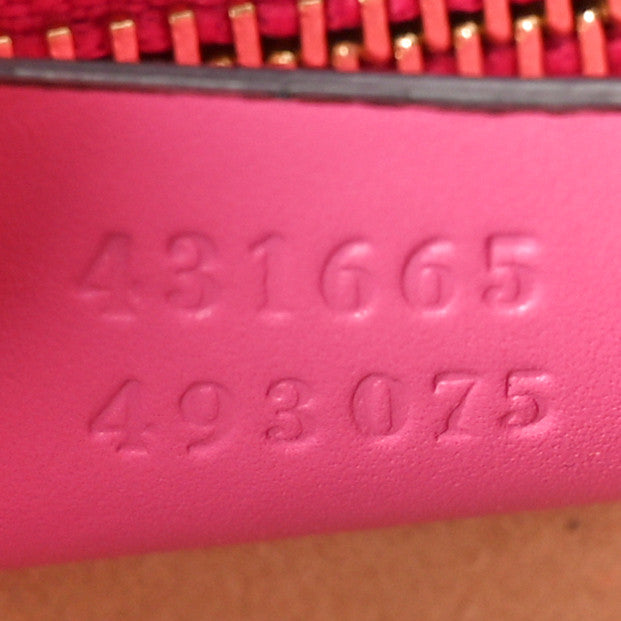 Gucci Vitello Fontanella Web Medium Sylvie Top Handle Bag Pink Tropical Flower 7 of 11