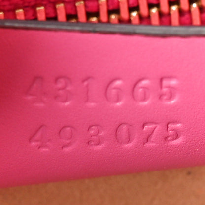 Gucci Vitello Fontanella Web Medium Sylvie Top Handle Bag Pink Tropical Flower 7 of 11