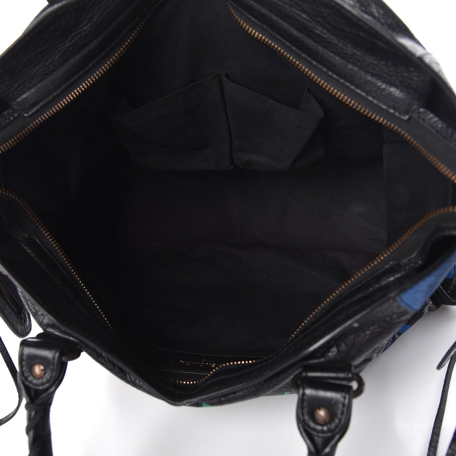 Balenciaga Agneau Graffiti All Over Classic Hardware City Black Vert Rouge 5 of 10