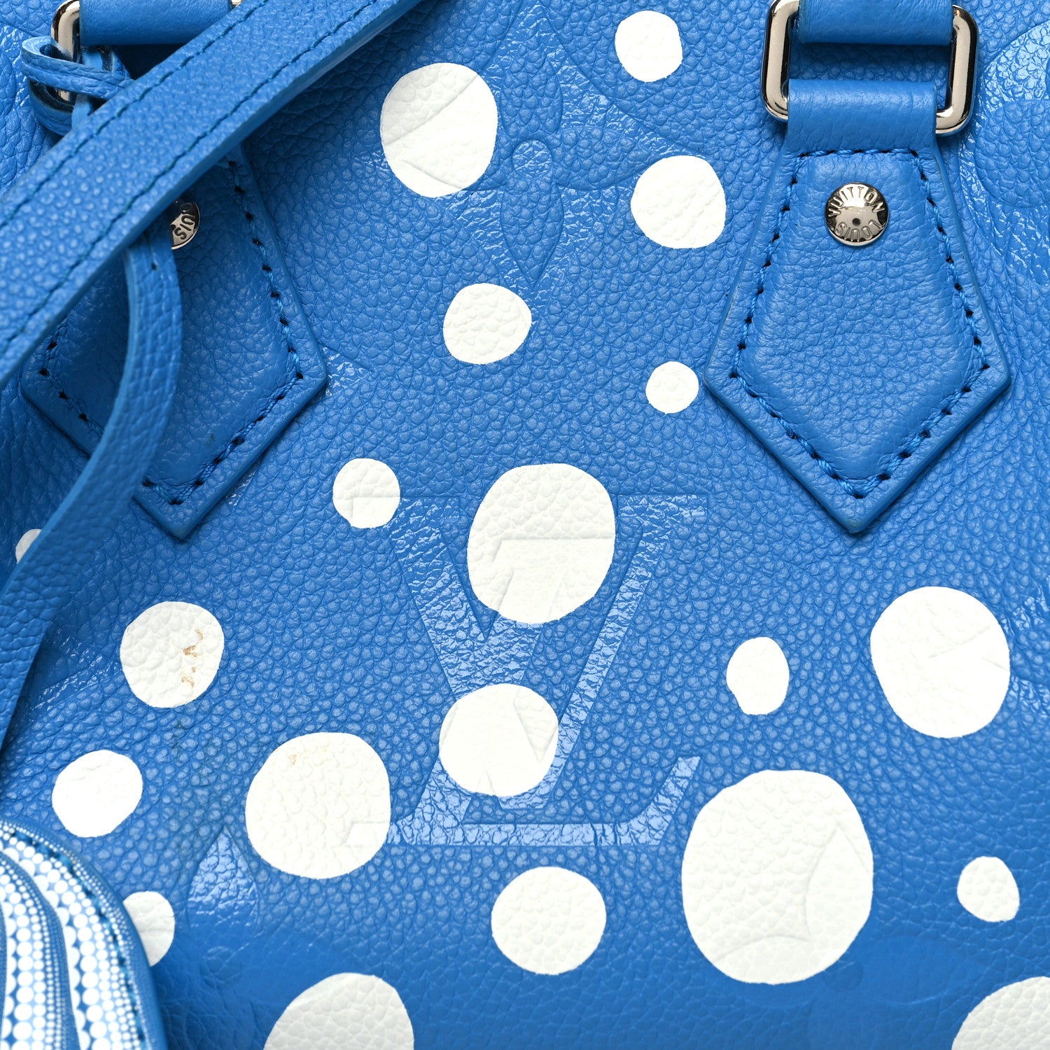 Louis Vuitton LV X YK Empreinte Speedy Bandouliere 20 Blue White 8 of 15