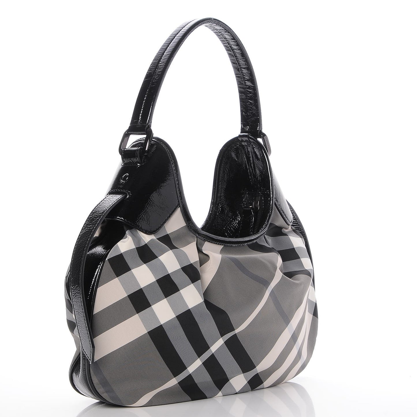 Beat Check Small Brooklyn Hobo Black