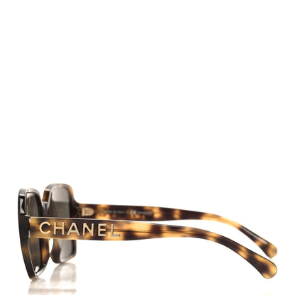 Chanel Acetate Square Sunglasses 5408-A Tortoise 3 of 6