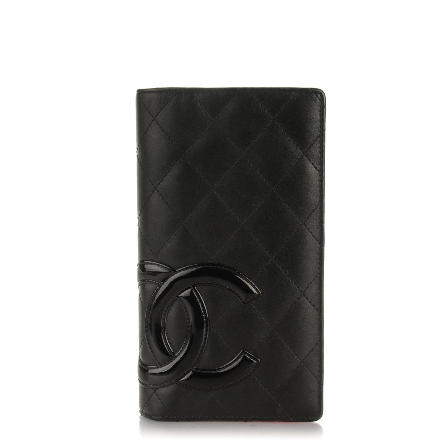 Chanel Calfskin Quilted Cambon Yen Wallet Black 1 of 7