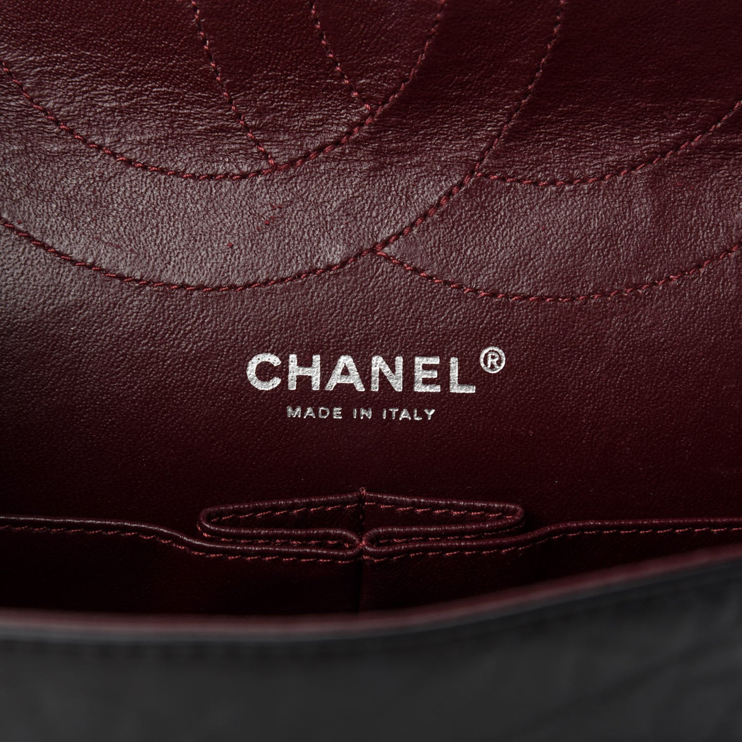 Aged Calfskin Quilted 2.55 Reissue 227 Flap Black