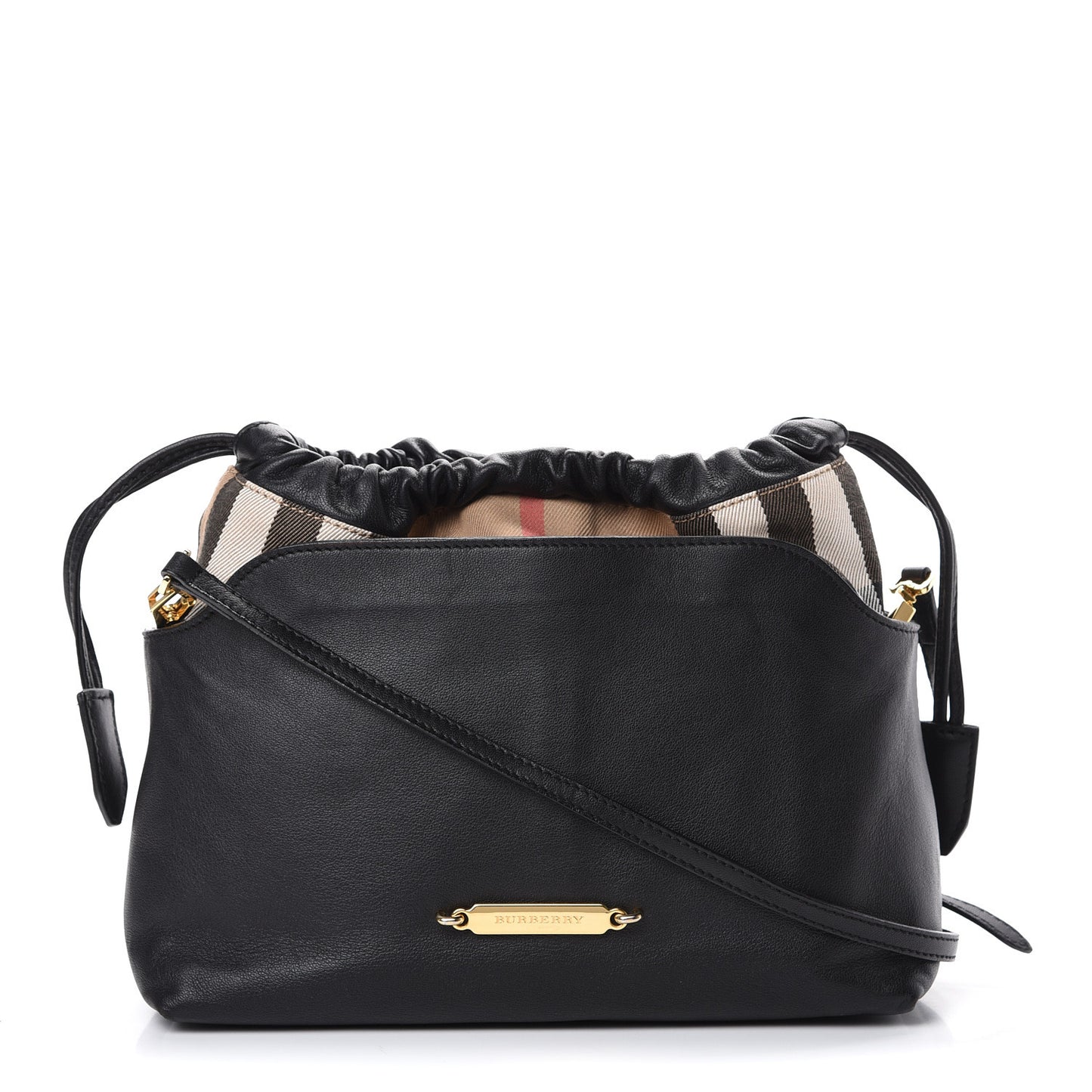 Calfskin House Check Little Crush Black