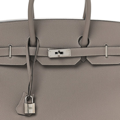 Hermes Togo Birkin 35 Gris Asphalte 8 of 10