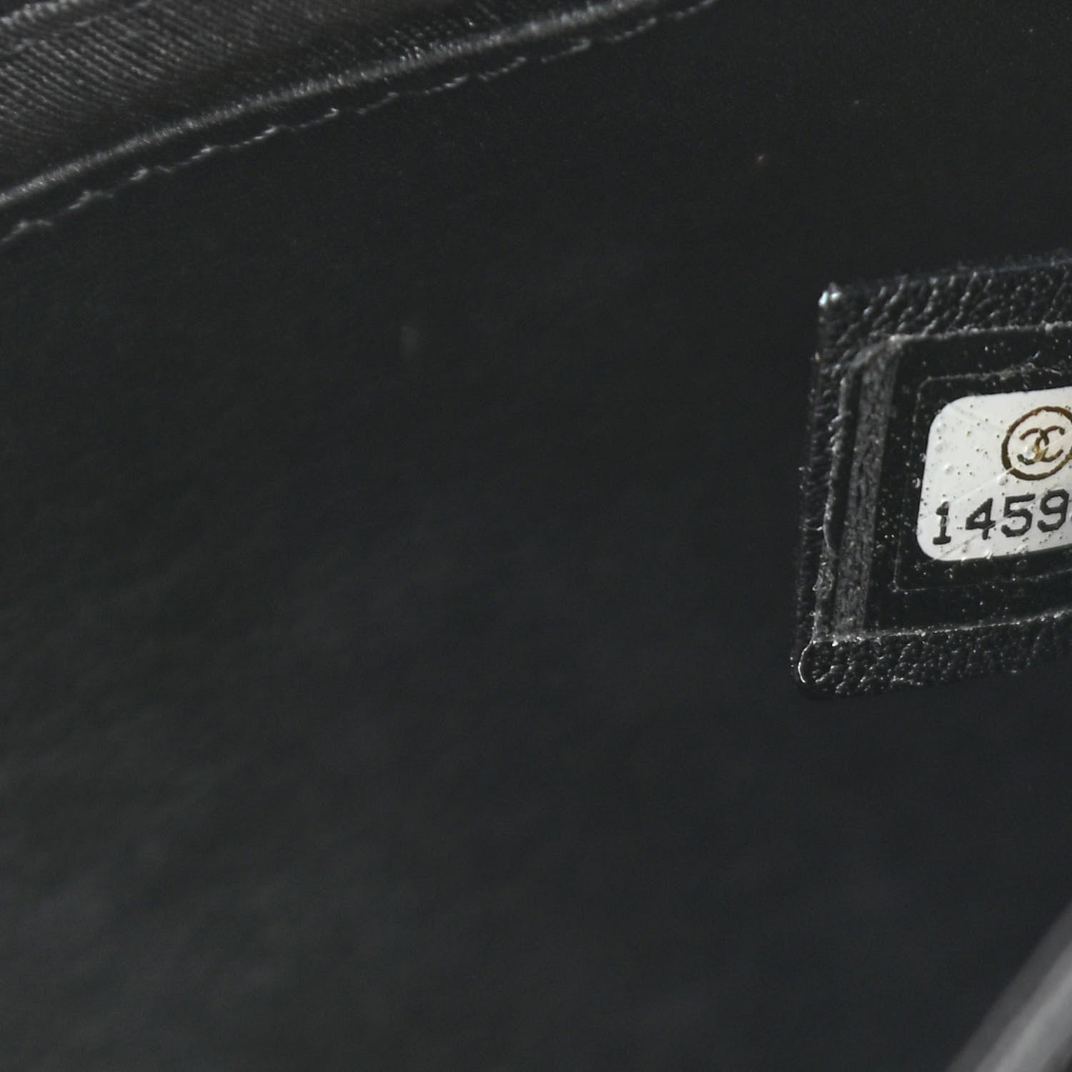 Chanel Caviar Half Moon Wallet On Chain WOC Black 6 of 10