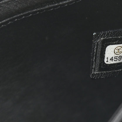 Chanel Caviar Half Moon Wallet On Chain WOC Black 6 of 10