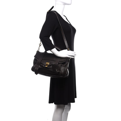 Proenza Schouler Lambskin Medium PS1 Satchel Dark Chocolate 2 of 15