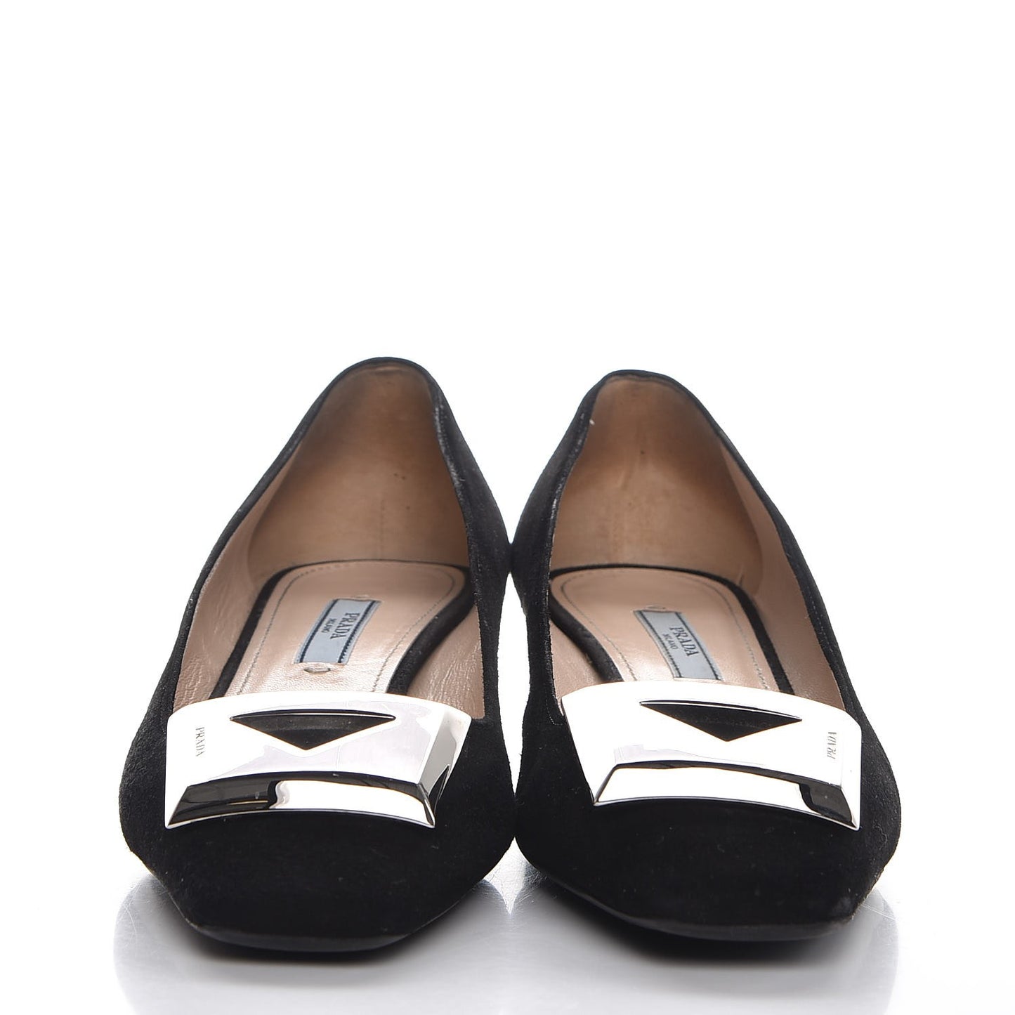 Suede Block Heel Pump 37.5 Black