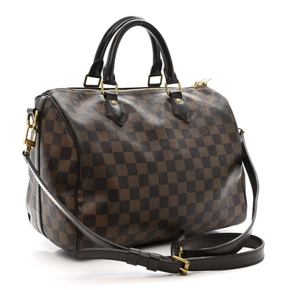 Louis Vuitton Damier Ebene Speedy Bandouliere 30 3 of 18