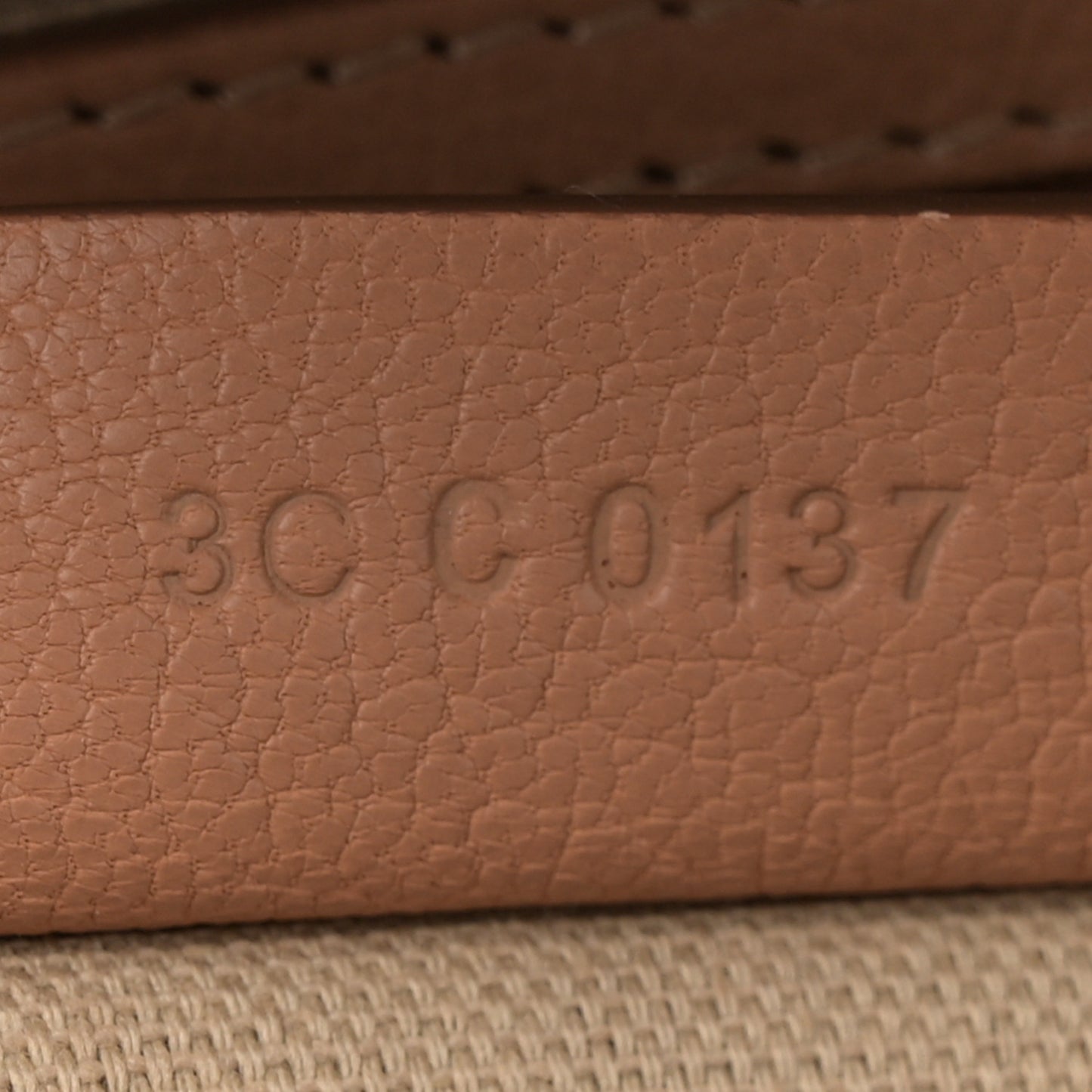 Sugar Goatskin Mini Antigona Medium Beige