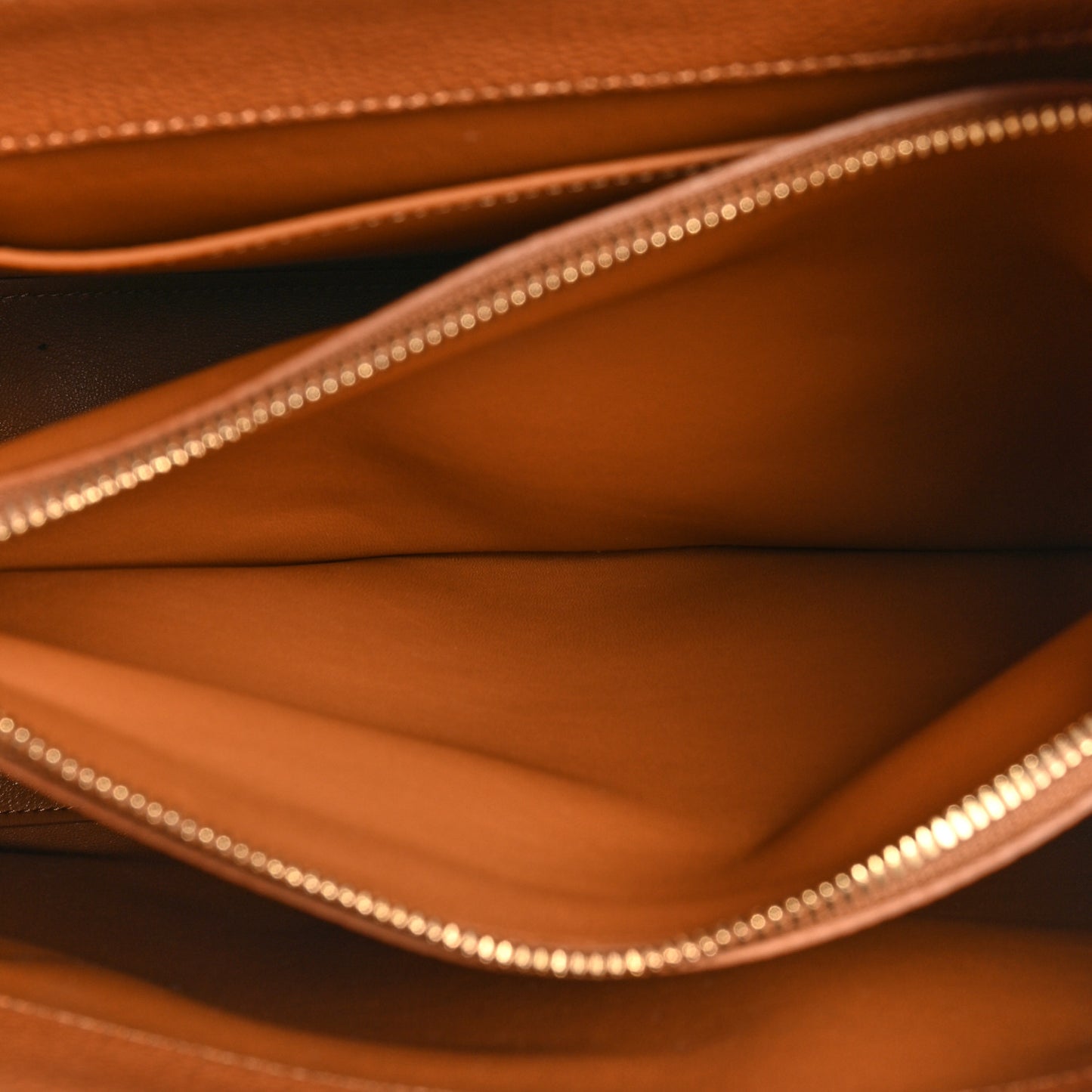 Grained Calfskin Classique 16 Top Handle Bag Tan