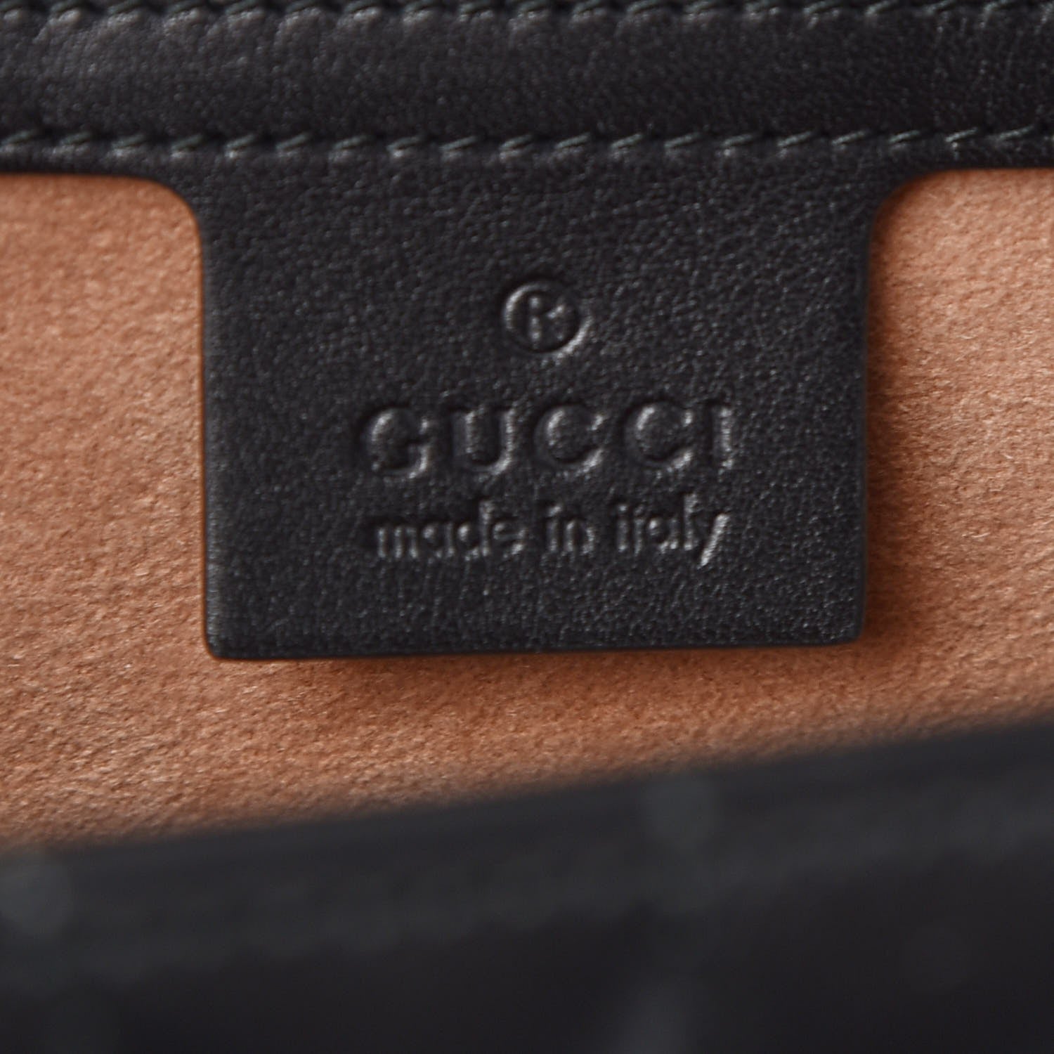 Gucci Calfskin Bamboo Trapuntata Queen Margaret Top Handle Bag Black 7 of 8