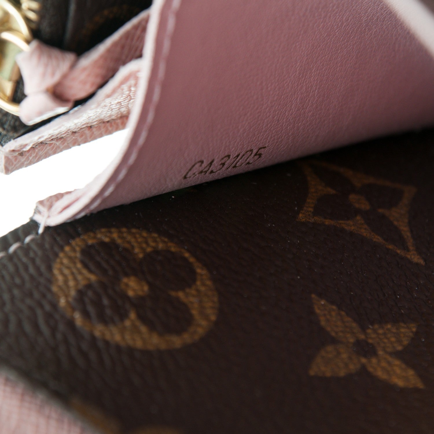 Louis Vuitton Monogram Emilie Wallet Rose Ballerine 7 of 7