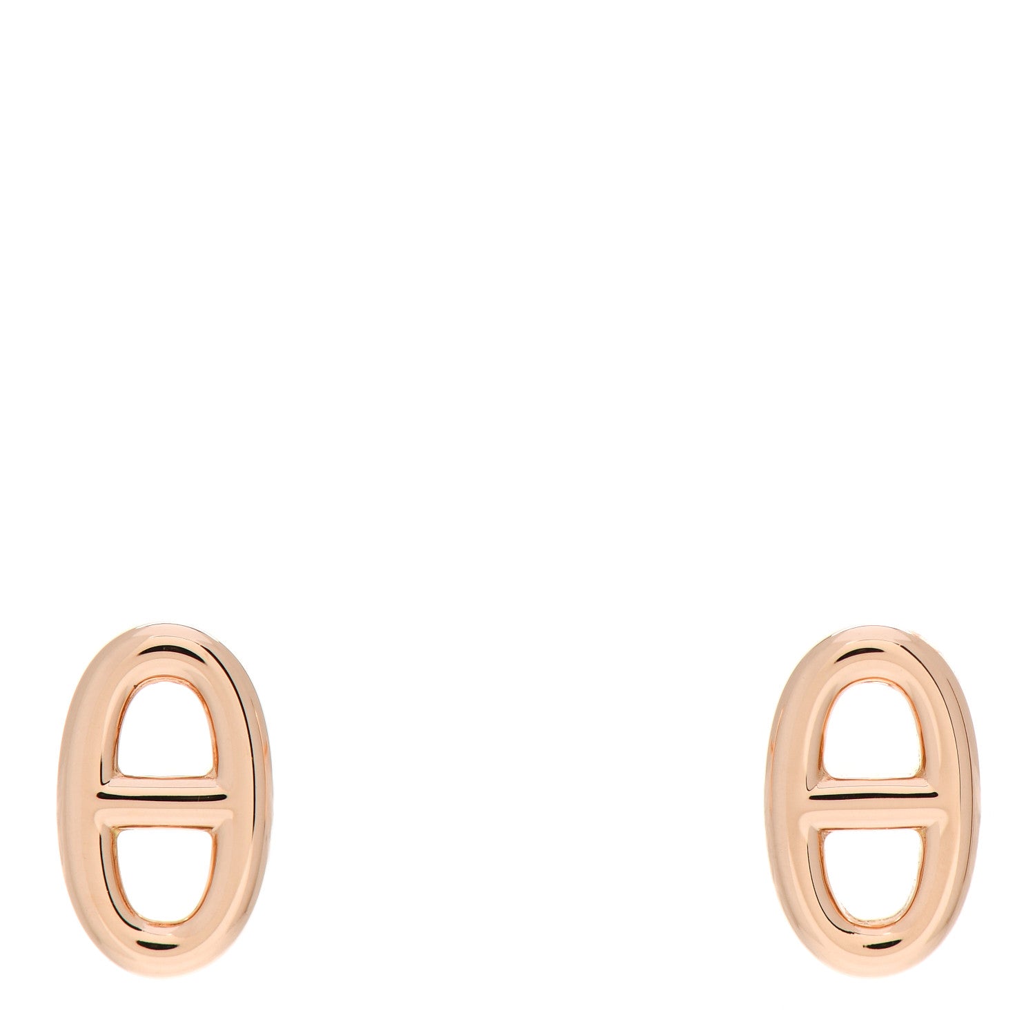 Hermes 18K Rose Gold TPM Farandole Stud Earrings 1 of 6