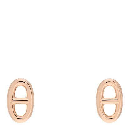 Hermes 18K Rose Gold TPM Farandole Stud Earrings 1 of 6