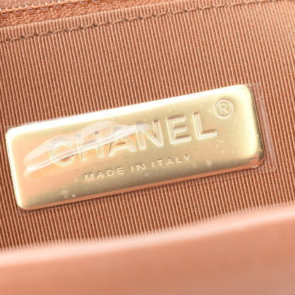 Chanel Lambskin Quilted Large Chanel 19 Flap Brown 6 of 10