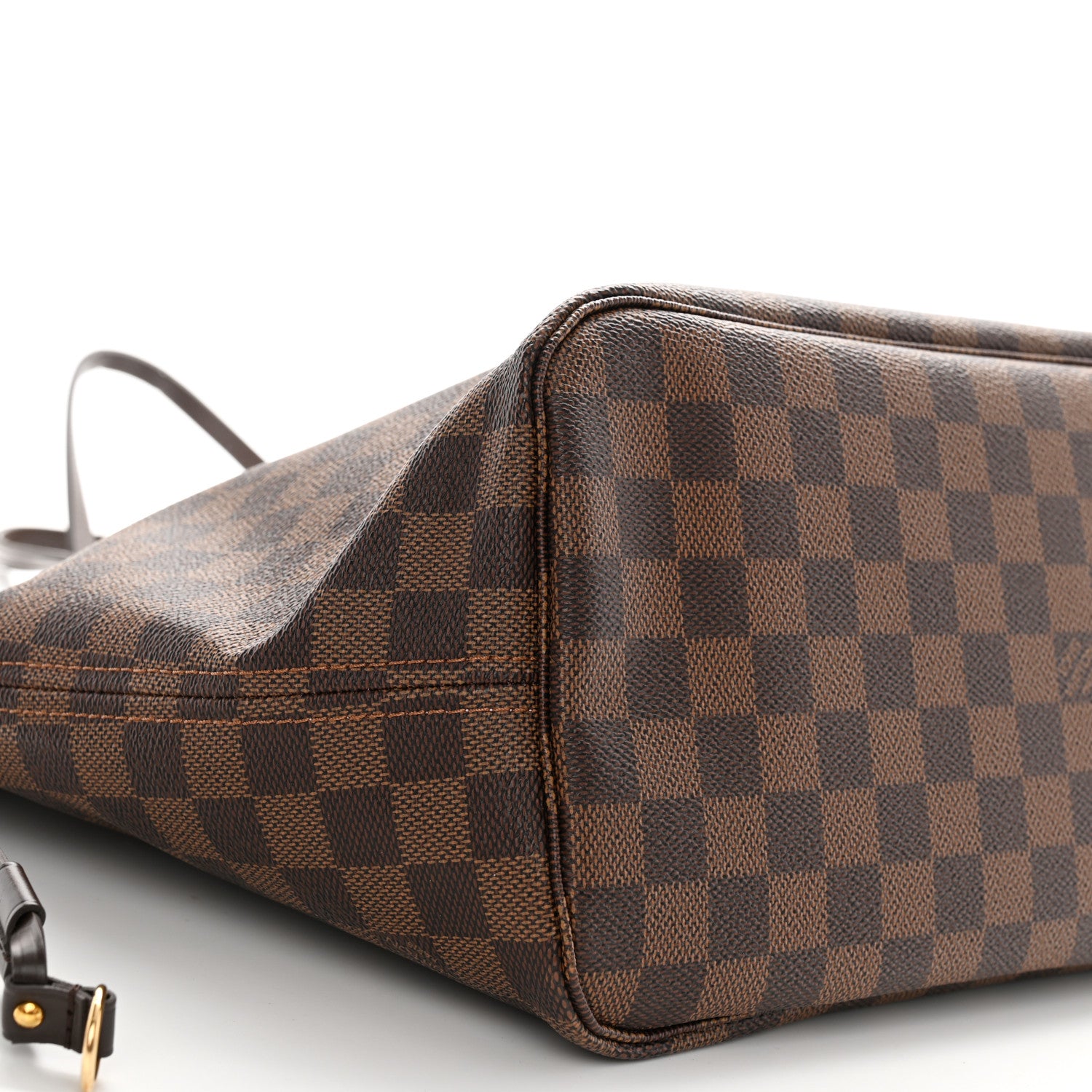 Louis Vuitton Damier Ebene Neo Neverfull MM Rose Ballerine 9 of 10