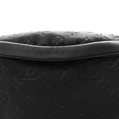 Louis Vuitton Calfskin Monogram Shadow Discovery Bumbag Black 7 of 9