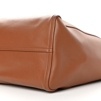 Prada Grace Lux Studded Large Concept Shopper Tote Cognac 10 of 13