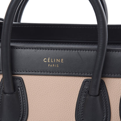 Celine Baby Grained Calfskin Nubuck Nano Tri-Color Luggage Magenta 8 of 14
