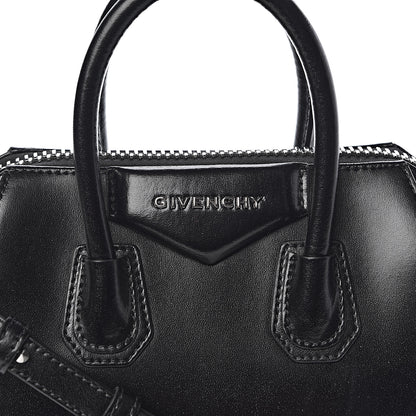 Givenchy Shiny Lord Calfskin Mini Antigona Black 9 of 9
