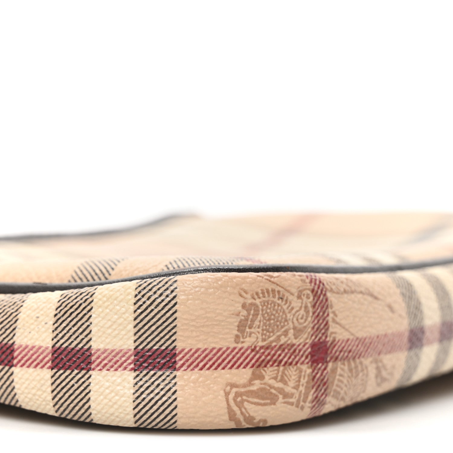 Burberry Haymarket Check Pochette Chocolate 10 of 11