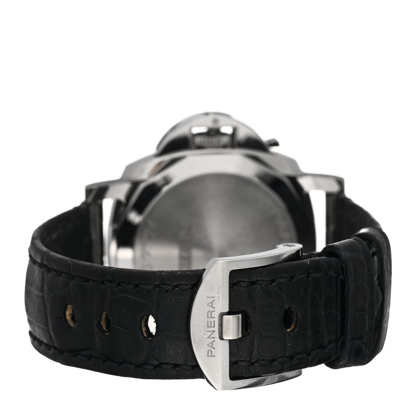 Stainless Steel Alligator 38mm Luminor Automatic Watch Grey PAM01247
